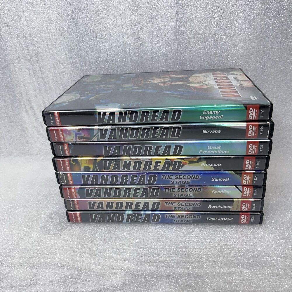 Vandread Vol 1-4 & Vandread Second Stage Vol 1-4 (DVD, 8 Discs Total) Anime - Picture 2 of 15